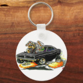 Porte-clés 1968-70 Chargeur Black Car (Recto)