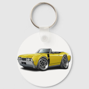 Porte-clés 1968 Ans 442 Jaune-Noir Convertible