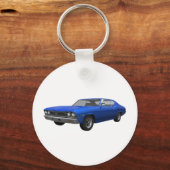 Porte-clés 1968 Chevelle SS : Finition bleue (Recto)