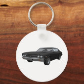 Porte-clés 1968 Chevelle SS : Finition noire (Recto)