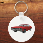 Porte-clés 1968 Chevelle SS : Finition rouge (Recto)