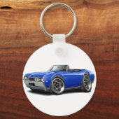 Porte-clés 1968 Olds 442 Blue Convertible (Recto)