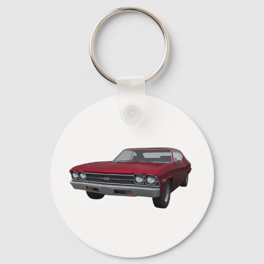 Porte-clés 1969 Chevelle SS : Candy Apple Finish (Recto)