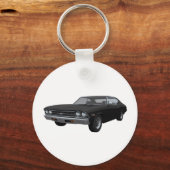 Porte-clés 1969 Chevelle SS : Finition noire (Recto)
