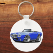 Porte-clés 1969 Firebird Blue Convertible (Recto)