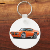 Porte-clés 1969 GTO Juge Orange Car (Recto)