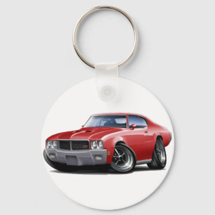 Porte-clés 1970-72 Buick GS Red Car