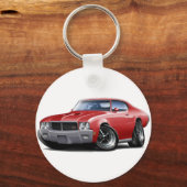 Porte-clés 1970-72 Buick GS Red Car (Recto)