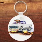 Porte-clés 1970-72 Chevy C10 White Longbed (Recto)