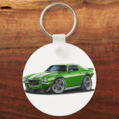Porte-clés 1970-73 Camaro Grn/Wht Car (Recto)