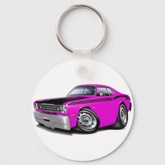 Porte-clés 1970-74 Duster 340 Pink Car (Recto)