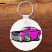 Porte-clés 1970-74 Duster 340 Pink Car (Recto)
