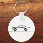 Porte-clés 1970-74 Duster Black Car (Recto)