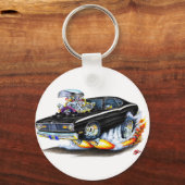 Porte-clés 1970-74 Plymouth Duster Black Car (Recto)
