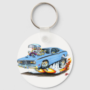 Porte-clés 1970-74 Plymouth Duster Lt Blue Car