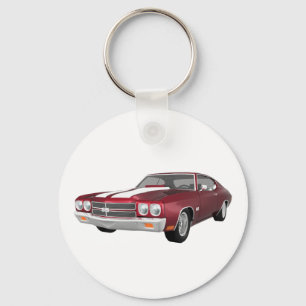 Porte-clés 1970 Chevelle SS : Candy Apple Finish :
