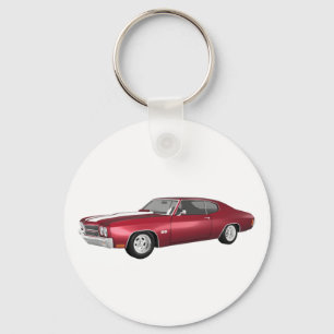Porte-clés 1970 Chevelle SS : Candy Apple Finish :