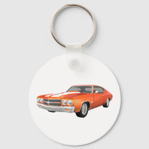 Porte-clés 1970 Chevelle SS: Fin orange :