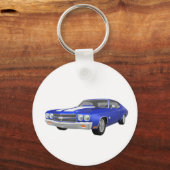 Porte-clés 1970 Chevelle SS : Finition bleue : (Recto)
