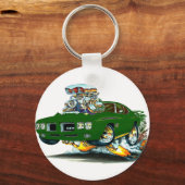 Porte-clés 1970 GTO Juge Green Car (Recto)