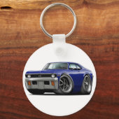 Porte-clés 1971-72 Nova Dark Blue Car (Recto)