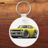 Porte-clés 1971-72 Nova Yellow Car (Recto)