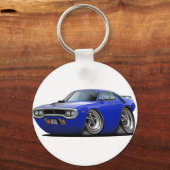 Porte-clés 1971-72 Voiture Roadrunner Blue-Black (Recto)