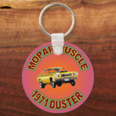 Porte-clés 1971 Plymouth Duster Porte - clé. (Recto)