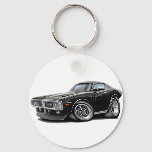 Porte-clés 1973-74 Chargeur Black Car (Recto)