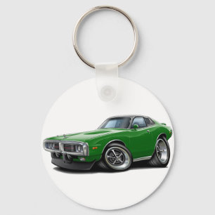 Porte-clés 1973-74 Chargeur Green-Black SE Car
