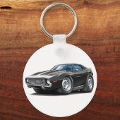 Porte-clés 1973-74 Javelin Black-White Car (Recto)
