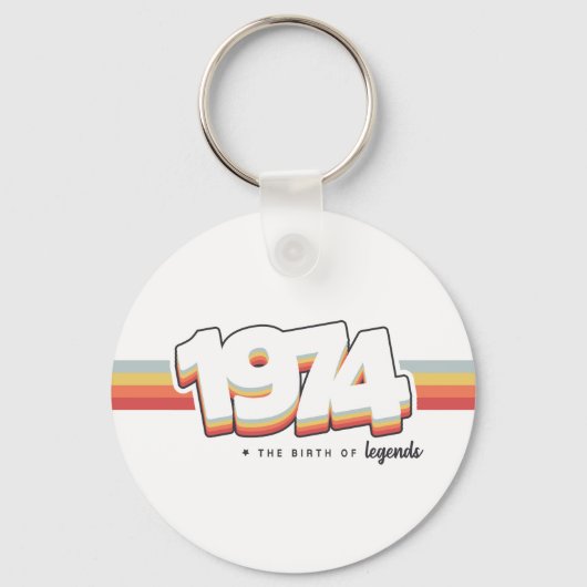 Porte-clés 1974 La naissance des légendes (Recto)