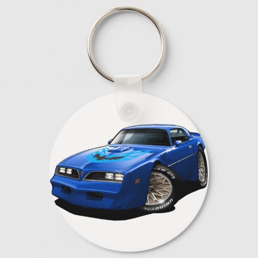 Porte-clés 1977-78 Trans Am Blue (Recto)