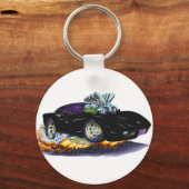 Porte-clés 1977-79 Corvette Black Car (Recto)