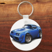 Porte-clés 1979-81 Transam Blue Car (Recto)