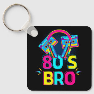 Porte-clés 1980s Costume Party Vintage 80s Music Lover 80s Br