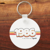 Porte-clés 1986 La naissance des légendes (Recto)