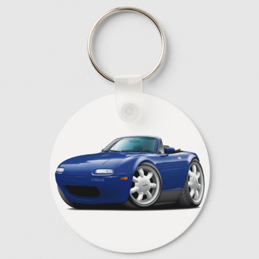 Porte-clés 1990-98 Miata Dk Blue Car (Recto)
