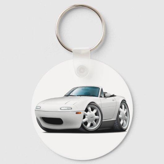 Porte-clés 1990-98 Miata White Car (Recto)