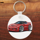 Porte-clés 1998-02 Trans Am Maroon Car (Recto)