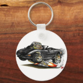 Porte-clés 1998-2004 Corvette Black Convertible (Recto)