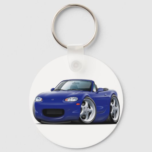 Porte-clés 1999-05 Miata Dark Blue Car (Recto)