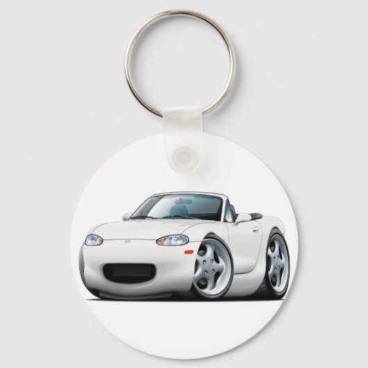 Porte-clés 1999-05 Miata White Car (Recto)