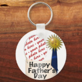 Porte-clés #1 Cadre photo papa (Recto)