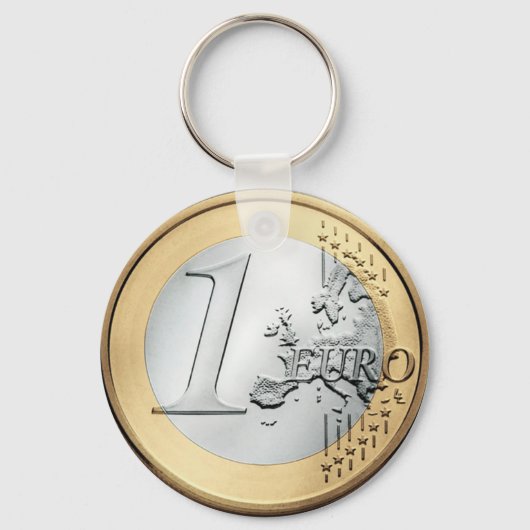 Porte-clés 1 euro pièce (Recto)