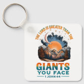 Porte-clés 1 Jean 4:4 (Recto)