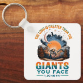 Porte-clés 1 Jean 4:4 (Recto)