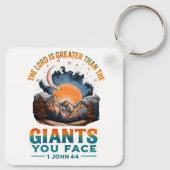 Porte-clés 1 Jean 4:4 (Dos)