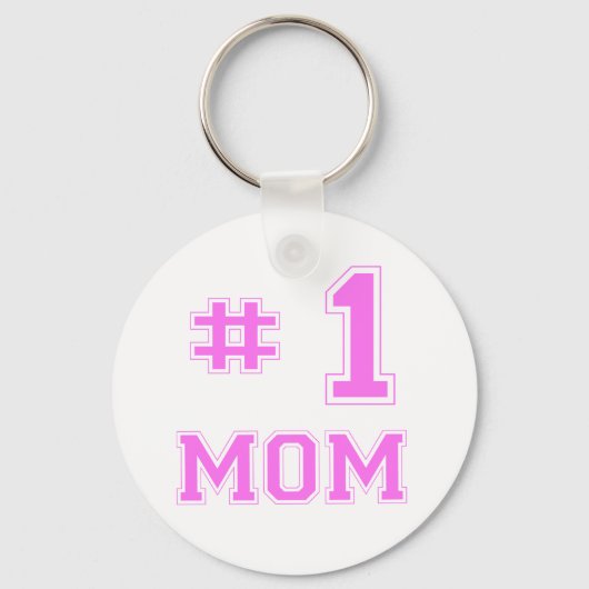 Porte-clés #1 Maman (Numéro Un Maman) (Recto)