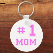 Porte-clés #1 Maman (Numéro Un Maman) (Recto)